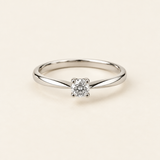 Silver Gemstone Ring